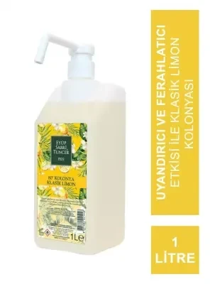 Eyüp Sabri Tuncer 1lt Pet Pompalı Limon Kolonyası ürün görseli 1