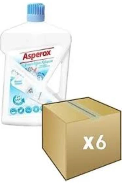 ASPEROX 6lı Yüzey Temizleyici Beyaz Sabun Kokulu 2,5 Lt X 6 Adet ürün görseli 1