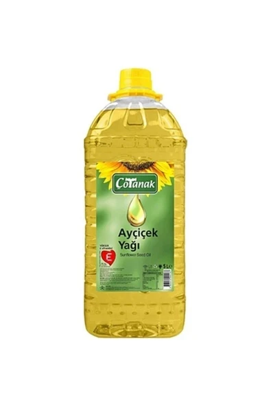 Çotanak Ayçiçek Yağı 5 lt ürün görseli 1