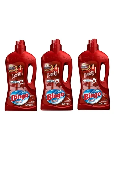 BİNGO Fresh Yüzey Temizleyici Lovely 1000ml X3adet ürün görseli 1