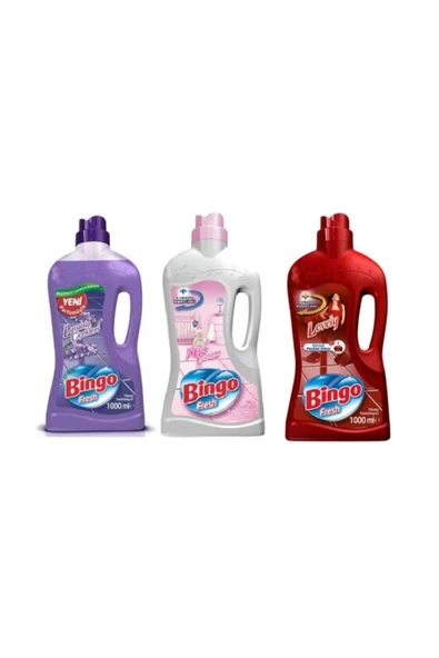 BİNGO Fresh Yüzey Temizleyicileri 1 lt X 3'lü Set ürün görseli 1