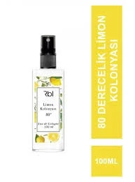 Rebul Limon Kokulu Sprey Kolonya 100 ml 80 Derece Plastik Şişe Ferahlatıcı Etkili ürün görseli 1