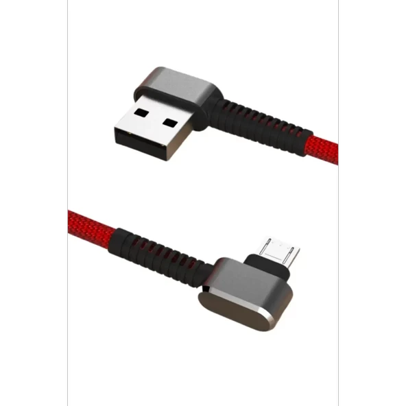Konfulon S73 Micro USB Kablo 1M 2.1A - Kırmızı - Resim 2
