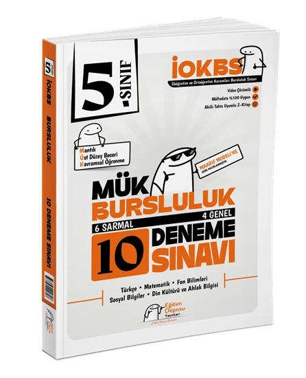 Gizli Yayınları Eğitim Deposu 5. Sınıf İOKBS MÜK-Bursluluk 10 Deneme Sınavı ürün görseli 1
