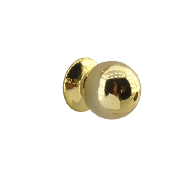 Misket Düğme Gold Altın Renk (1 Adet) Mobilya Dolap Dolabı Çekmece Kapak Kulbu Kulp Kulplar ürün görseli 1