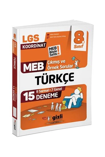 Gizli Yayınları 8. Sınıf Lgs Türkçe Çıkmış Ve Örnek Sorular ürün görseli 1