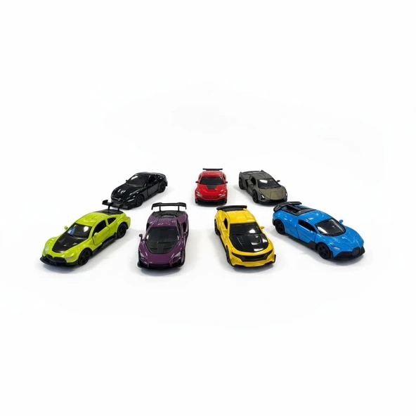 8.5CM 1:64 KAPILARI AÇILAN SPOR ÇEKBIRAK ARABA ürün görseli 1