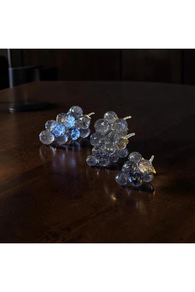 Sleep Nova Crystal Grape Dekoratif Obje – Cam Üzüm Tasarım Lüks Modern Masa Üstü Ev & Ofis Aksesuarı ürün görseli 1