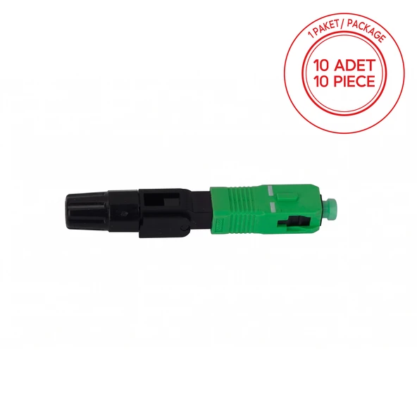 Alfafonet SC/APC Fiber Optik Fast Konnektör 1 Paket - 10 Adet ürün görseli 1