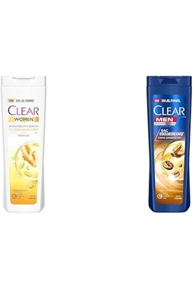 Clear Women Saç Dökülmesine Karşı Zencefil Özü Kepeğe Karşı Etkili Şampuan 350 Ml(1) Clear Men Kepe ürün görseli 1