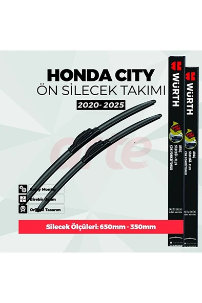 Honda City Würth Flatblade PLUS Ön Silecek Takımı (2020-2025) ürün görseli 1