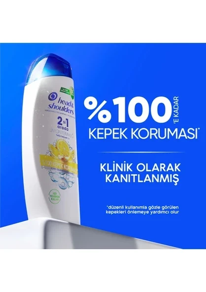Head&Shoulders H&s Şampuan Limon Ferahlığı 2in1 330 ml ürün görseli 1