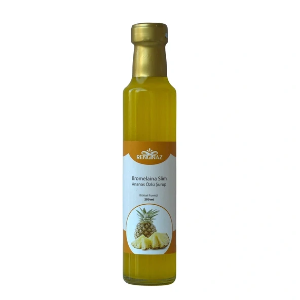 Renginaz Bromelaina Slim Ananas Özlü Şurup 250 ml ürün görseli 1