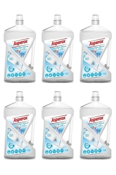 ASPEROX Yüzey Temizleyici Sabun Temizliğin Kokusu 2,5 Lt X 6 Lı Süper Avantaj Paketi ürün görseli 1