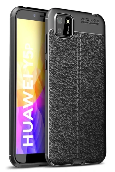 Newface Huawei Y5P Kılıf Auto Focus Kapak - Siyah ürün görseli 1