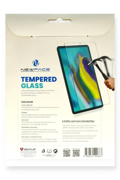 Newface General Mobile Meb E Tab Tablet Cam Ekran Koruyucu - Resim 3