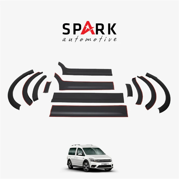 Volkswagen Caddy 2015-2020 Yıl Aralığı Uyumlu Kısa Şase Çift Sürgü Dodik Seti 12 Parça ürün görseli 1