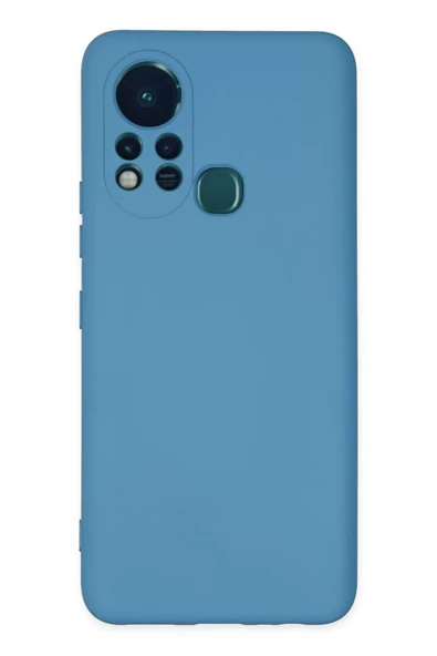 Newface İnfinix Hot 11s Kılıf Nano içi Kadife Silikon - Mavi ürün görseli 1