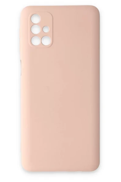 Newface Samsung Galaxy M31S Kılıf Nano içi Kadife Silikon - Pudra ürün görseli 1