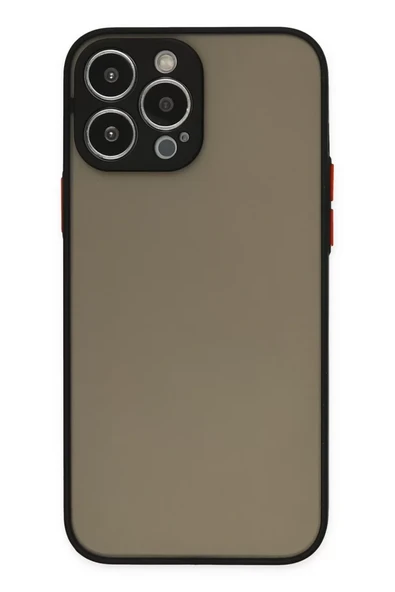 Newface Apple iPhone 14 Pro Kılıf Montreal Silikon Kapak - Siyah ürün görseli 1