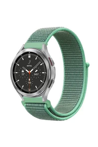Newface Watch 22mm Hasırlı Cırtcırtlı Kordon - Turkuaz1 ürün görseli 1