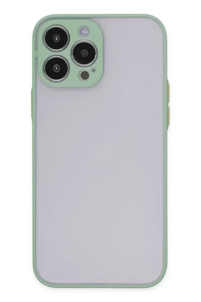Newface Apple iPhone 13 Pro Max Kılıf Montreal Silikon Kapak - Turkuaz ürün görseli 1