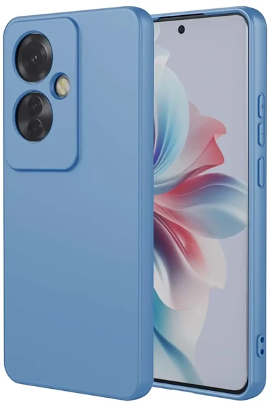 Newface Oppo Reno 11F Kılıf First Silikon - Mavi ürün görseli 1