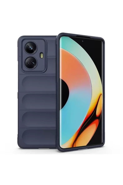 Newface Realme 10 Pro 5G Kılıf Optimum Silikon - Lacivert ürün görseli 1