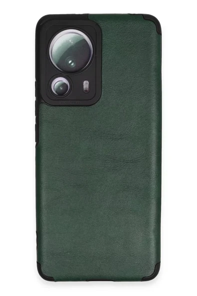 Newface Xiaomi Mi 13 Lite Kılıf Loop Deri Silikon - Yeşil ürün görseli 1