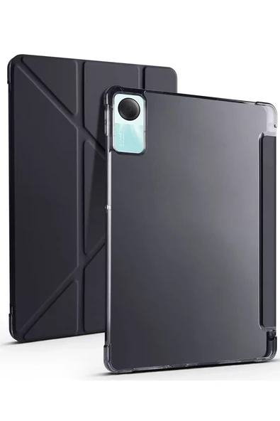 Newface Xiaomi Redmi Pad SE 4G Kılıf Kalemlikli Mars Tablet Kılıfı - Siyah ürün görseli 1