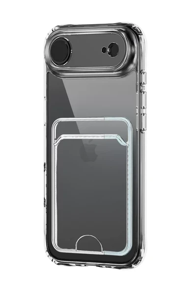 Newface Apple iPhone 17 Air Kart Şeffaf Silikon - Şeffaf - Resim 3
