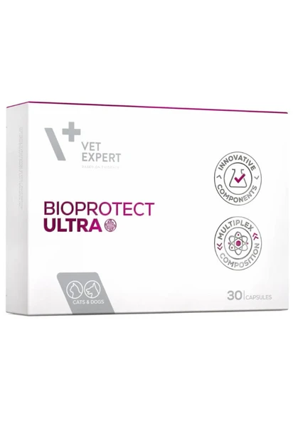 Vet Expert Bioprotect Ultra Köpekler ve Kediler Için Probiyotik 30 Kapsül ürün görseli 1