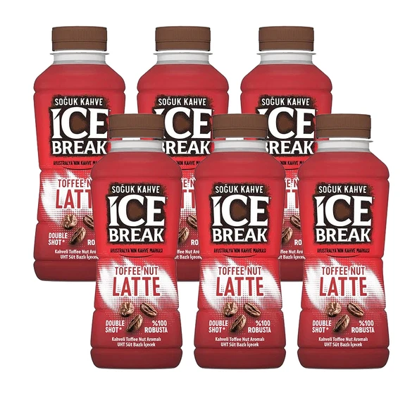 Ülker Ice Break Toffee Nut Latte 375 ml 6 lı ürün görseli 1