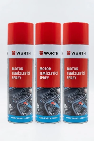 Würth Hızlı Motor Temizleme Spreyi 500 ml ( 3 Lü Set) ürün görseli 1