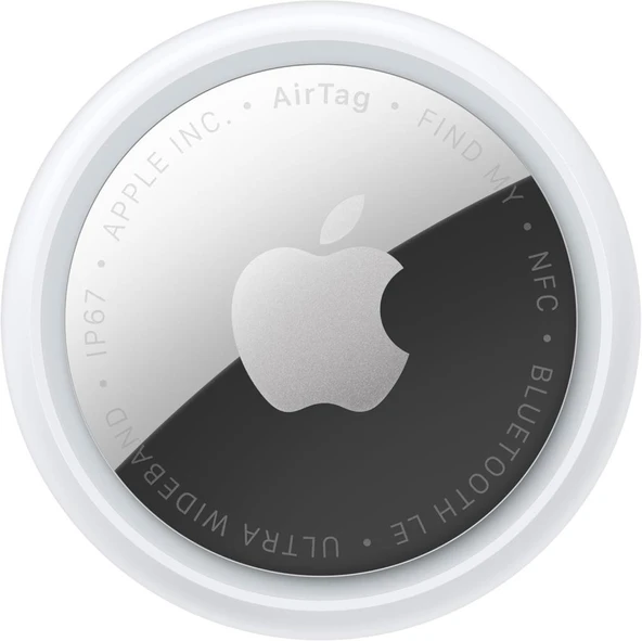 Apple AirTag (2. nesil) : Anahtarlık, Cüzdan ve Daha Fazlası İçin Takip Aygıtı; Sesli Konum Bulma Aygıtı; iPhone veya iPad ile Tek Dokunuşla Kolay Kurulum Teşhir ürün görseli 1