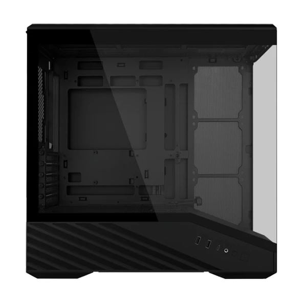 LIAN LI VECTOR V100MIX MINI Tempered Glass Type-C Siyah mATX  Kasa - Resim 2