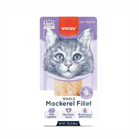 Wanpy Uskumru Fileto 25g Kedi Ödül Maması ürün görseli 1