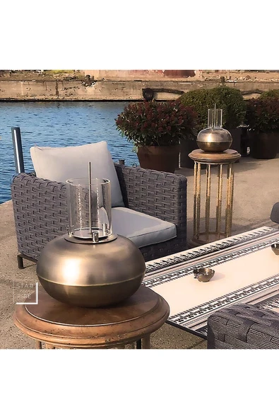 Starfire Antique (Bronz) - Bio Şömine - Resim 3