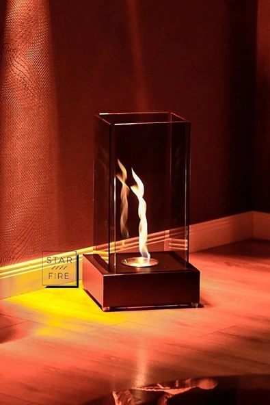 Starfire Mini Tornado Bioethanol Masaüstü Şömine - Resim 2
