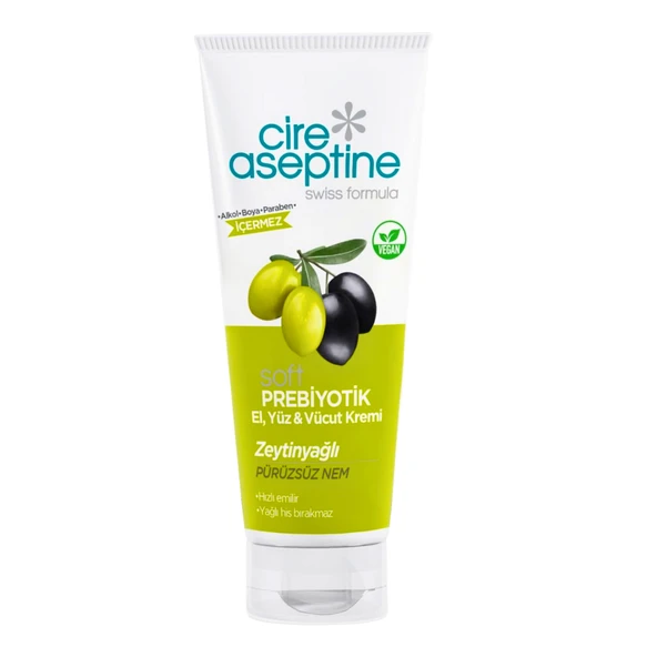 Cire Aseptine Soft Zeytinyağlı Nemlendirici Pürüzsüzleştirici Prebiyotikli Krem 75 ml ürün görseli 1