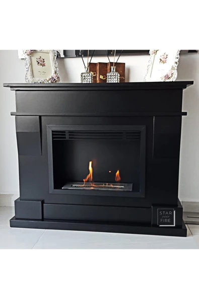 Starfire Classic Design - Bioethanol Şömine (taşınabilir Şömine) (siyah) ürün görseli 1
