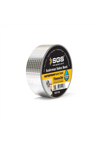 SGS1126 72mmx2Mt Dış Cephe Su Geçirmez Sakız Bant Sızıntı Çamur Bandı Sızdırmaz ürün görseli 1