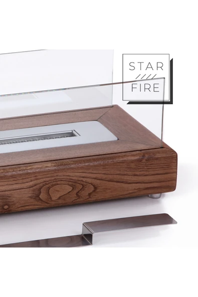 Starfire Ahşap Relax - Masaüstü Bioethanol Şömine - Resim 4