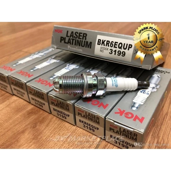 4 Tırnak Lazer Platinum Porsche Boxster 986 3.2s Ateşleme Bujisi BKR6EQUP -6 Adet ürün görseli 1
