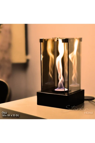 Starfire Mini Tornado Bioethanol Masaüstü Şömine - Resim 3