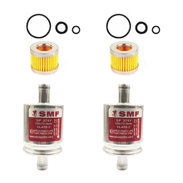 2 Adet Smf Atiker Lpg Filtre Seti gaz filtresi Atiker Lpg Filtresi Atiker gaz kesici filtresi Set ürün görseli 1