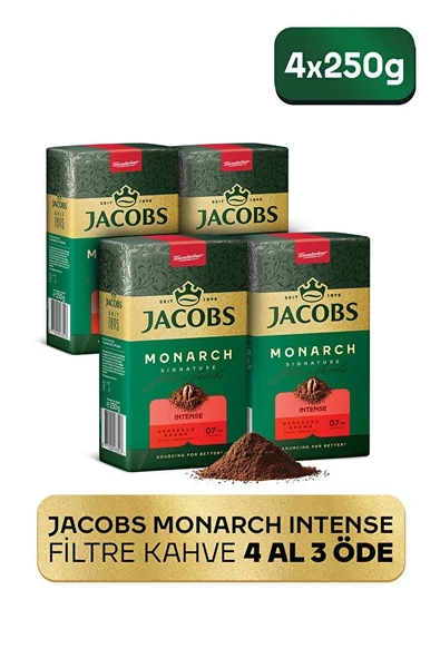 Jacobs Monarch Intense Filtre Kahve 250GR 4 Al 3 Öde ürün görseli 1
