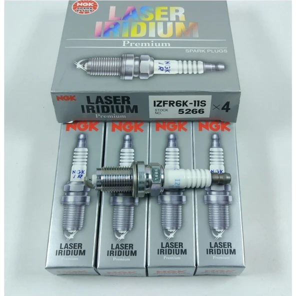 Iridyum Buji Takımı IZFR6K11S ( 5266)IZFR6K-11S 4 Adet ürün görseli 1