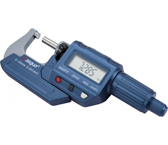 Dasqua 0-25mm Hızlı Ölçüm Dijital Mikrometre IP65 Yağa, Suya Dirençli 0.001mm 4220-2105 ürün görseli 1