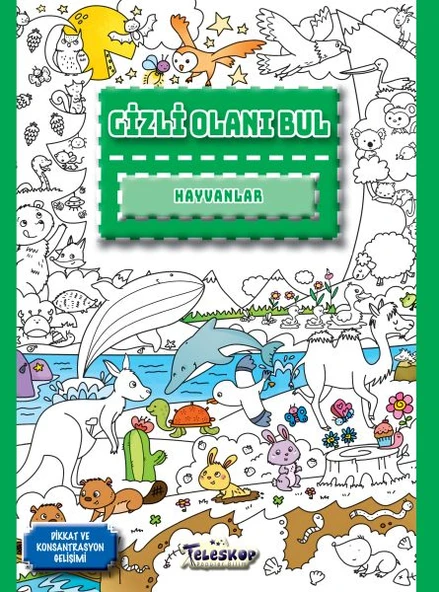Hayvanlar - Gizli Olanı Bul ürün görseli 1